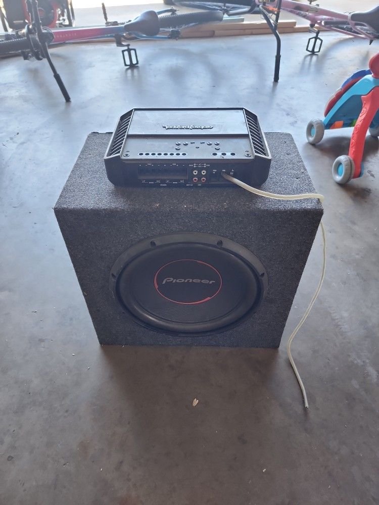12in Sub And Amp