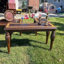 Three-Piece Coffee Table Set