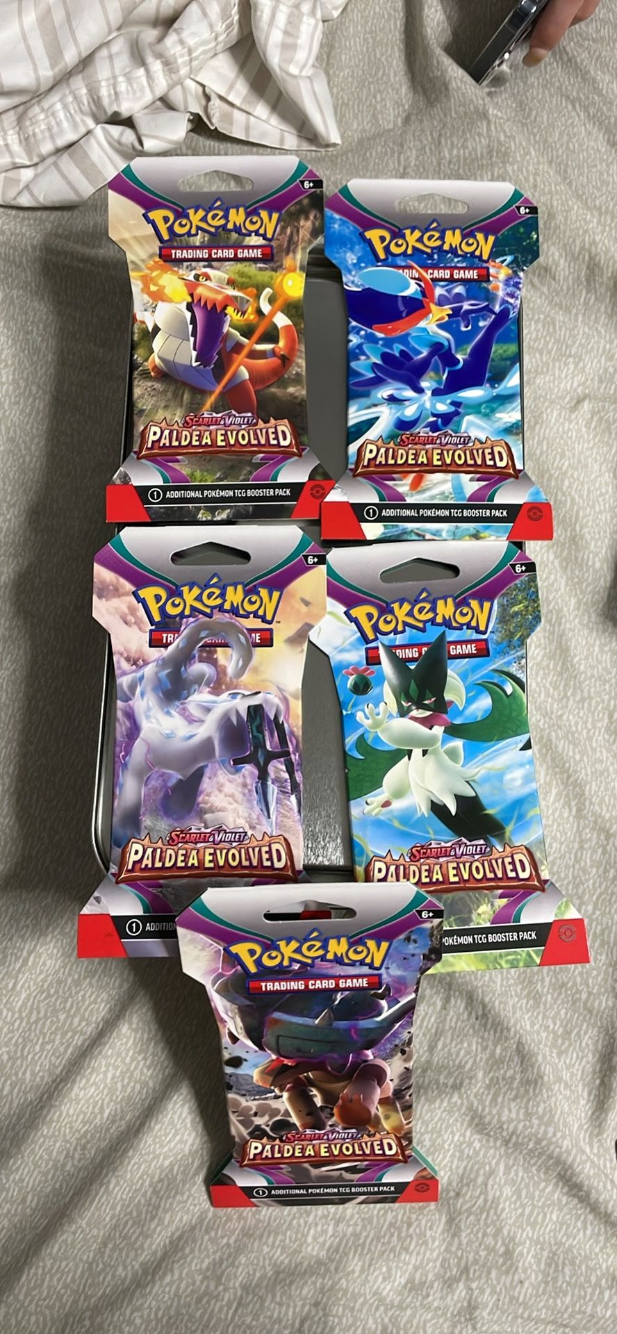 Pokemon Paldea Evolved Booster Packs