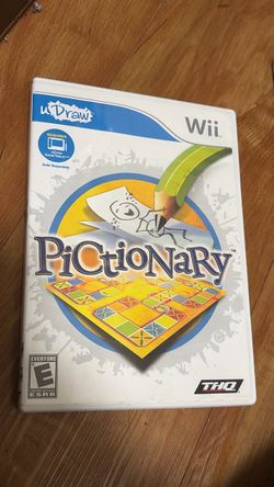 Wii Pictionary Game for wii console or wii U on uDraw Game tablet