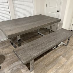 Dinning Table And Bench