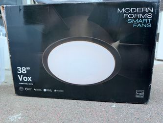 Vox ceiling fan 38” with light