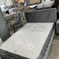 Full Bed Frame With Full Mattress