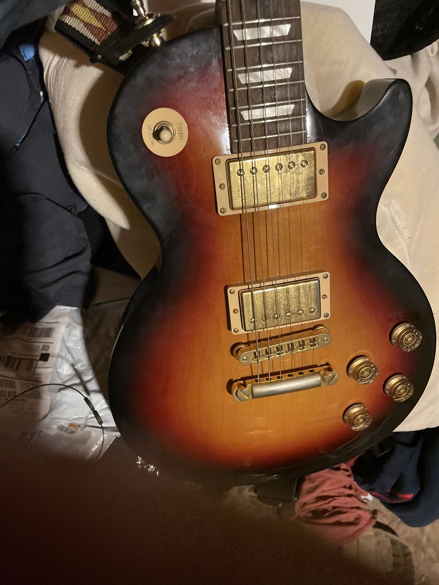 Gibson Led Paul Studio Almost Brand New W Papers And Original Case Gold Hardware
