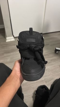 Lanvin Paris Curb Sneaker All Black
