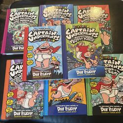 Captain Underpants/Dog Man/Cat Kid book lot-19 hardcover
