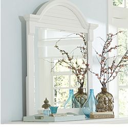 Wall Mirror Decorative White Frame Bathroom Bedroom Vanity Mirror Home Decor