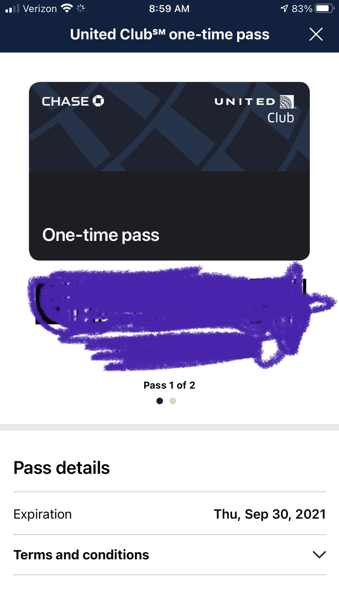 United Club Passes