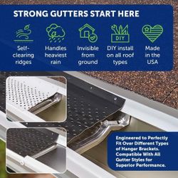 Heavy-Duty Aluminum Gutter Guard 