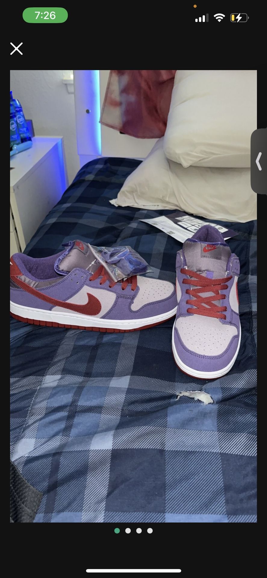 NIKE DUNK LOW PLUM (WILL NEVER FIND THESE AGAIN) In This Good Of Condition