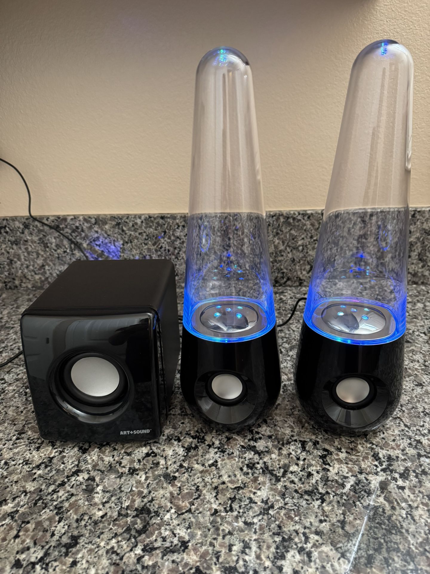 ART+SOUND Water Sound System 2.1 Stereo Speakers With Subwoofer Bluetooth