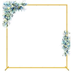 Wedding Arch Backdrop Stand Square 6.6FTx6.6FT
