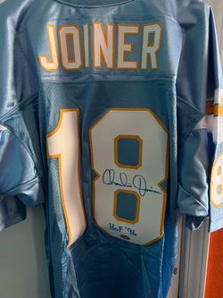 Charlie Joiner #18 Signed Jersey HOF '96