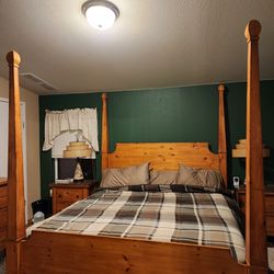 4poster King Bed With Adjustable Frame