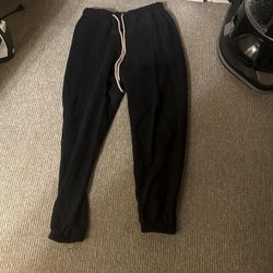 Black Essentials sweatpants
