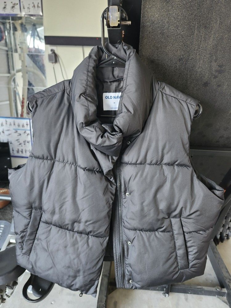 Womens Black Puffer Vest