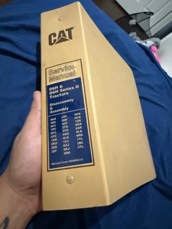 Caterpillar D6H + D6H Series II Tractors Service Manual Dissassembly & Assembly