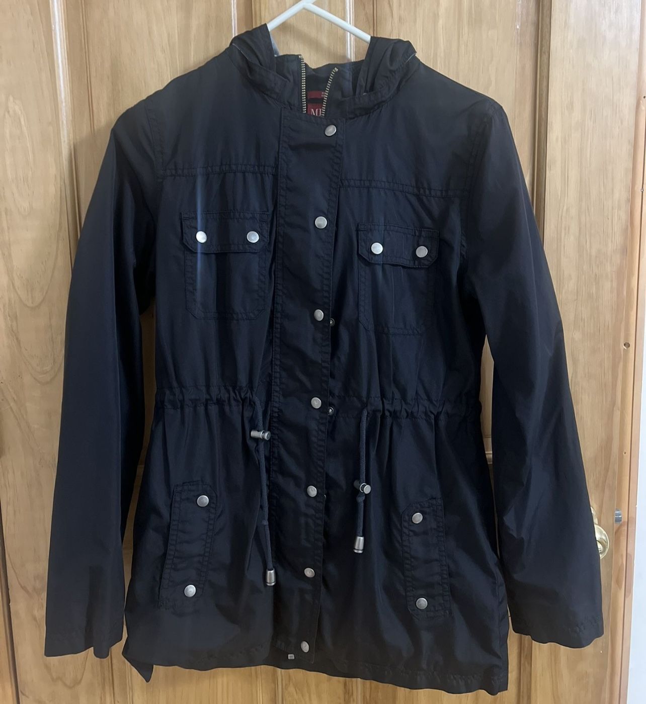 Women's Black Utility Jacket Size Small 