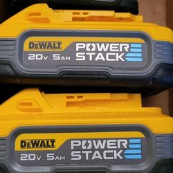 Dewalt 5ah Power Stack Batteries $200