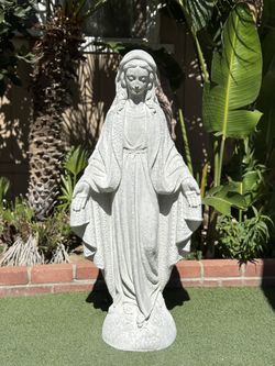Concrete Immaculate Conception Virgin Statue
