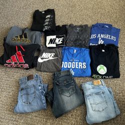 Men’s/Boys Bundle Of Clothes. Sizes L-2x