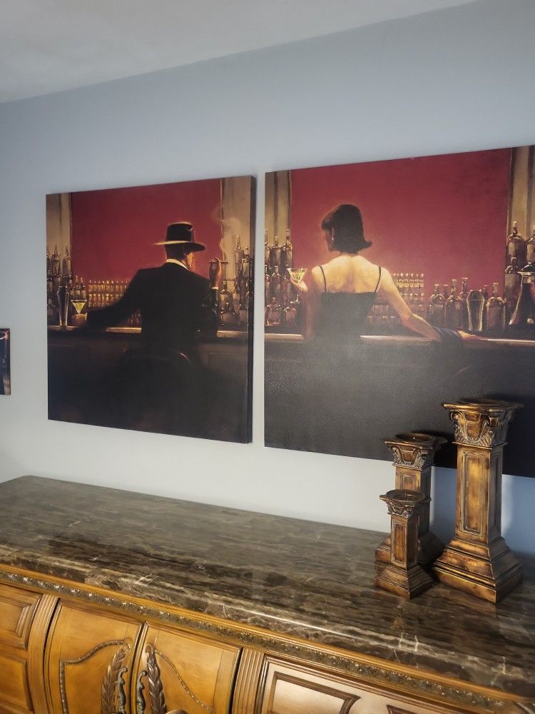 2 Lg Cool Paintings