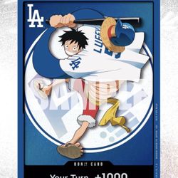 ONE PIECE DODGER LUFFY PROMO