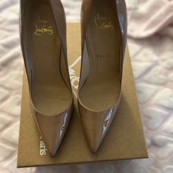 Silver Glitter Christian Louboutin heels - AUTHENTIC - for Sale in Miami,  FL - OfferUp