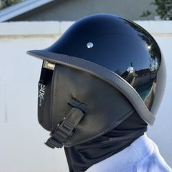 Hand-made old school helmets 