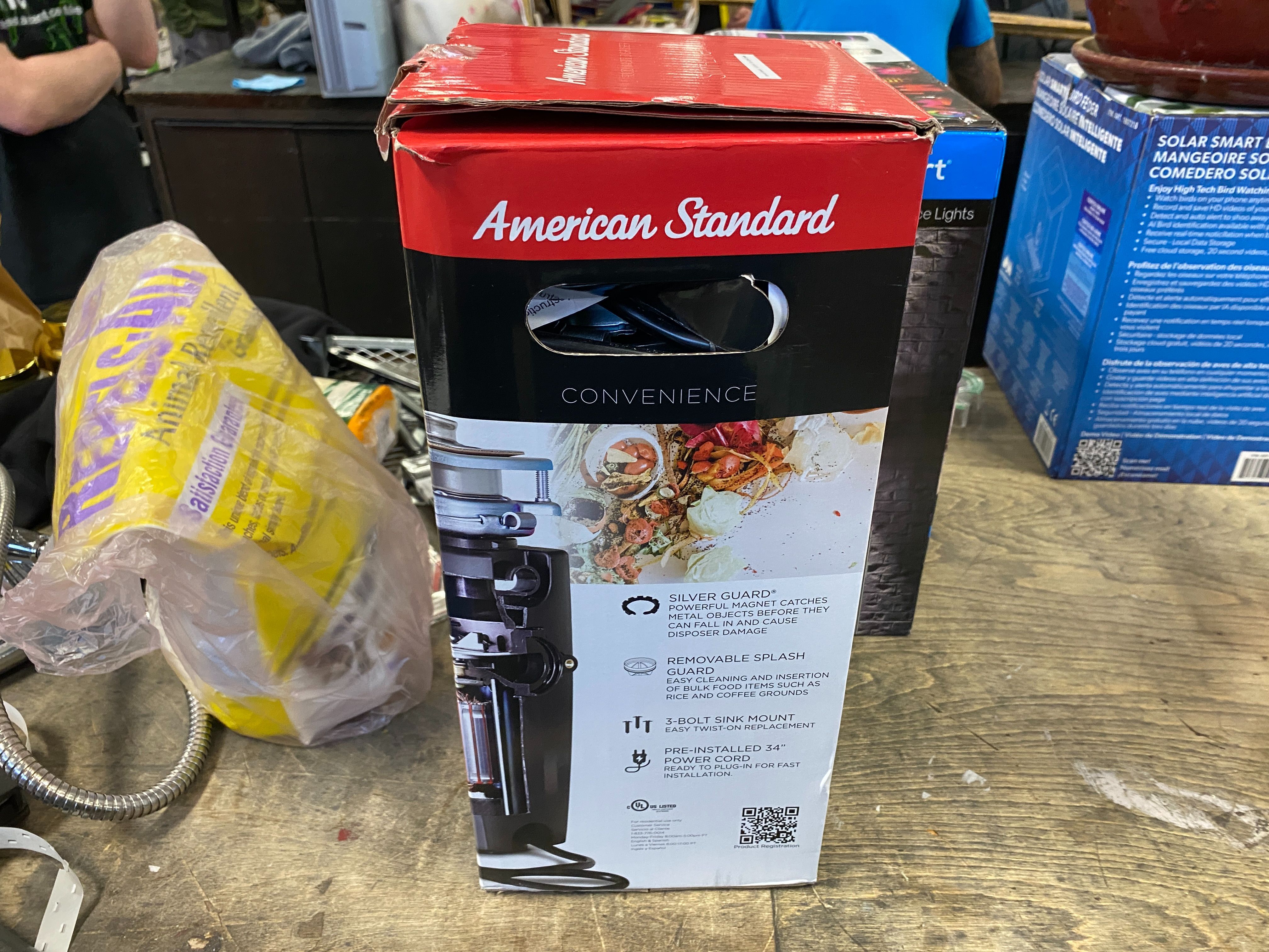 NEW! AMERICAN STANDARD Slimline Food Waste Disposal 1.25 HP