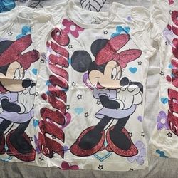 Minnie Tshirt Size 5 Girls