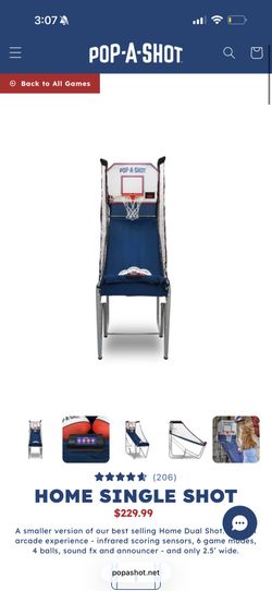Indoor basketball Hoop (Pop-A-Shot)
