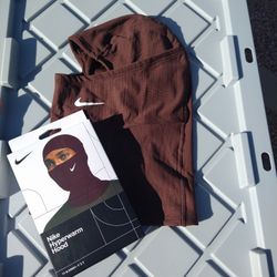 Nike Pro Hyperwarm Hood Therma Fit Unisex Burgundy Crush Ski Mask Football • NIB ( POOH SHIESTY MASKS )