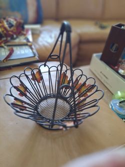 Decorative Wire Harvest Basket