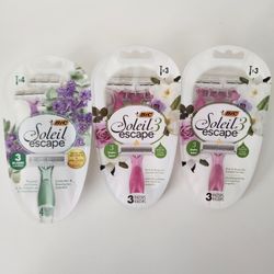 3 Bic Escape Razors