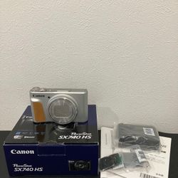 Canon PowerShot SX740 HS Compact Digital Camera Silver