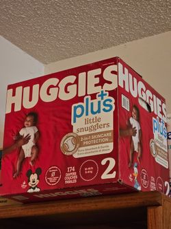 Huggies Plus Little Snugglers Size 2 Diapers