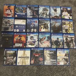 PS4 Games ($15 Each Game)