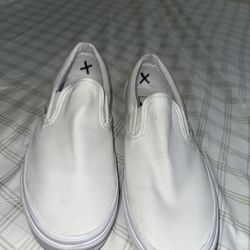 All White Vans Shoes