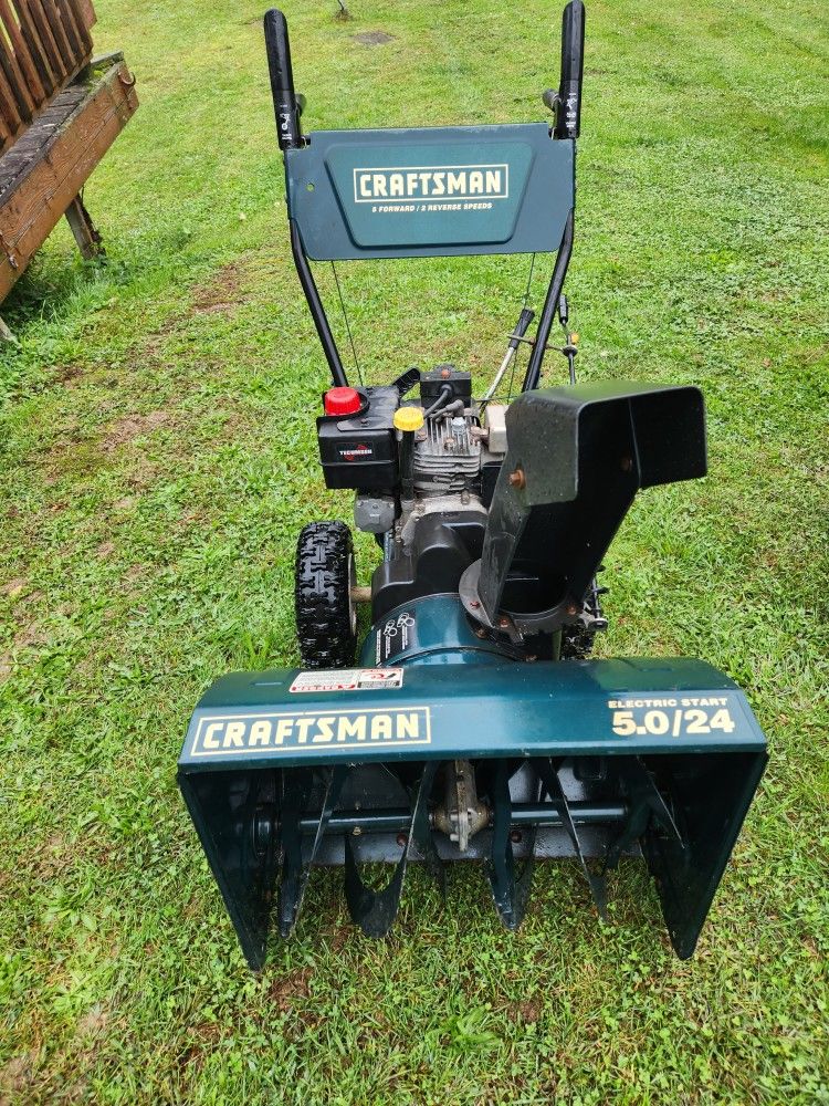 Craftsman snowblower 5hp 24"