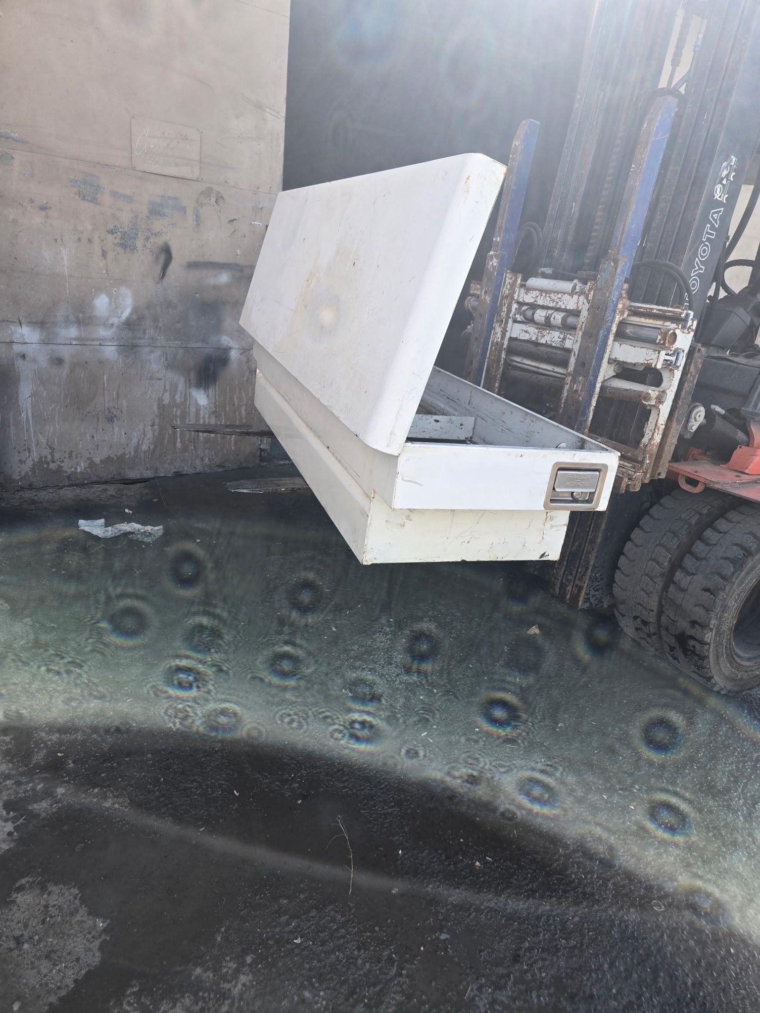 White Truck Tool Boxs
