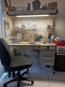 table for working on dental mechanics