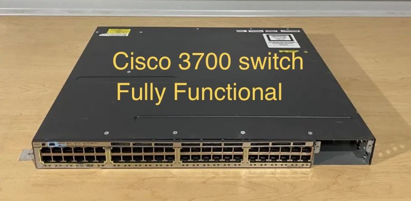 Cisco Switch 3700 Series Fully Functional 