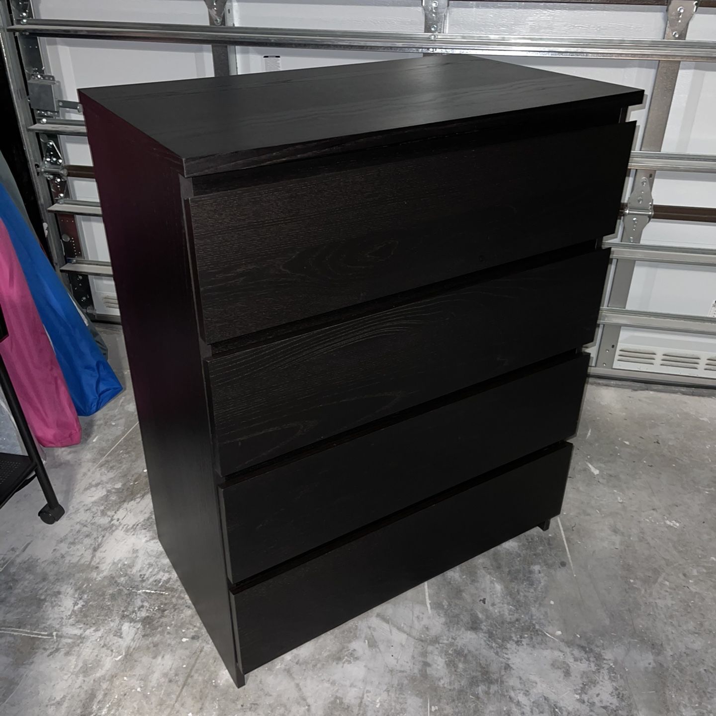 ikea malm 4 drawer dresser black brown IKEA MALM 4-drawer Chest, Black-brown