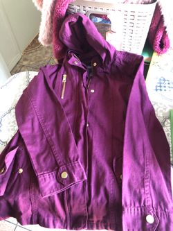Burgundy jacket
