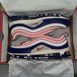 Air Maxe 97 Red/Blue/White