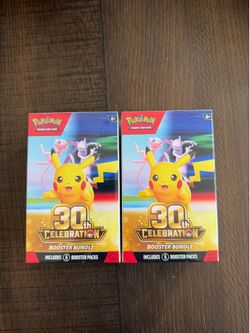 Pokemon TCG 30th Anniversary Booster Bundle New Sealed