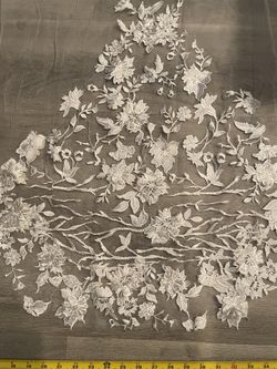 Cathedral Veil With 3D Flowers