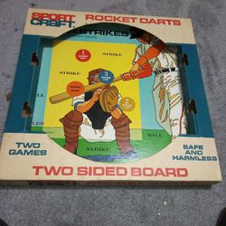 Vintage Double Sided Dart Board