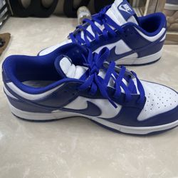 Blue And White Retro Dunks Size 11.5 